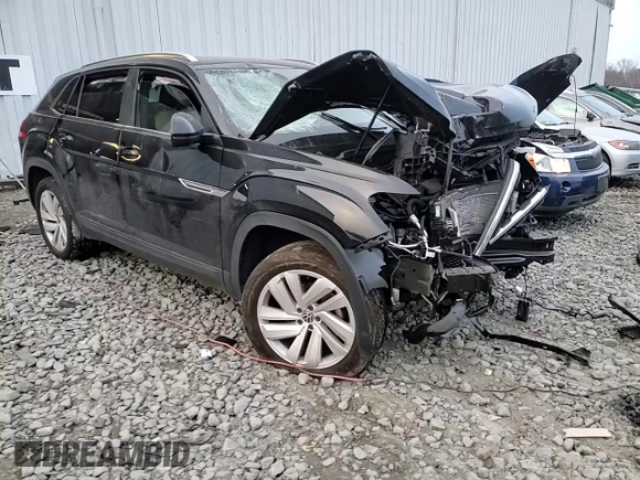 2023 Volkswagen Atlas SE with VIN 1V2KC2CA7PC220811, listed as a Copart auction lot 88806895 with 26,912 mi miles and Salvage title. Bid and sale history available at DreamBid. Image 14.