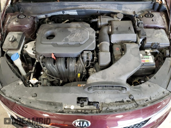 2018 Kia Optima S with VIN 5XXGT4L38JG259791, listed as a Copart auction lot 51423725 with 86,688 mi miles and Salvage title. Bid and sale history available at DreamBid. Image 11.