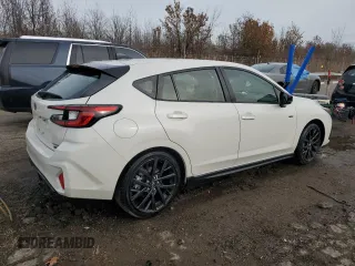 2024 Subaru Impreza RS with VIN JF1GUHHC5R8321455, listed as a Copart auction lot 80346334 with 7,559 mi miles and Non Repairable. Bid and sale history available at carsss.com. Image 3.