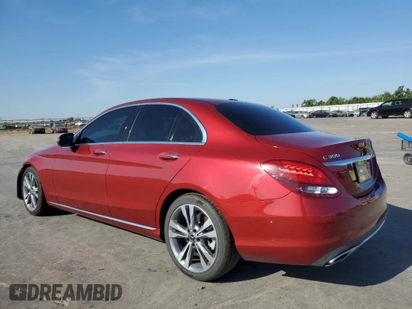 2018 Mercedes-Benz C 300 with VIN 55SWF4JB8JU279442, listed as a Copart auction lot 60338015 with 120,247 mi miles and Salvage title. Bid and sale history available at DreamBid. Image 2.