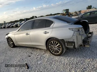 2020 Infiniti Q50 Luxe z VIN JN1EV7APXLM207328, wystawiony jako Copart lot #45850405 z przebiegiem Nie podano mil oraz Nie do naprawy • Non repairable. Historia ofert i sprzedaży dostępna na DreamBid. Obrazek 2.