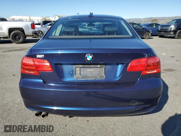 2011 BMW 3 Series 328i with VIN WBAKE3C55BE769244, listed as a Copart auction lot 43719655 with 119,895 mi miles and Salvage Title. Bid and sale history available at carsss.com. Image 6.