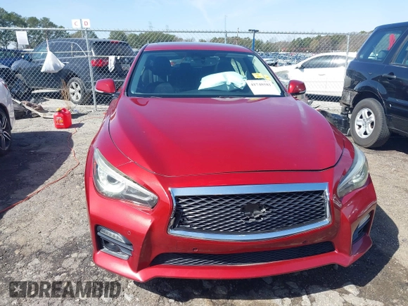 2015 Infiniti Q50 Premium with VIN JN1BV7AP8FM353900, listed as a IAAI auction lot 41748581 with 152,480 mi miles and . Bid and sale history available at DreamBid. Image 13.