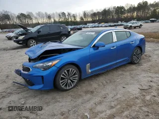 2018 Kia Stinger Premium with VIN KNAE25LA1J6026247, listed as a Copart auction lot 86916224 with 119,746 mi miles and Salvage Title. Bid and sale history available at DreamBid. Image 1.