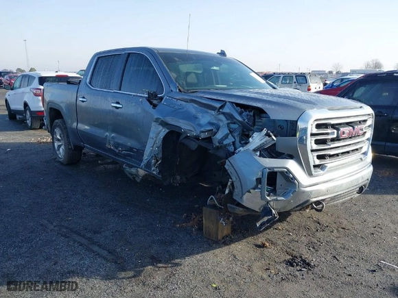 2019 GMC Sierra 1500 SLT with VIN 1GTU9DED3KZ240314, listed as a IAAI auction lot 41398197 with 81,463 mi miles. Bid and sale history available at carsss.com. Image 1.