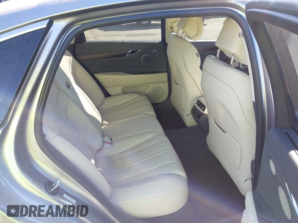 2022 Genesis G80 2.5T with VIN KMTGB4SC8NU104440, listed as a IAAI auction lot 41872083 with 35,871 mi miles. Bid and sale history available at carsss.com. Image 8.