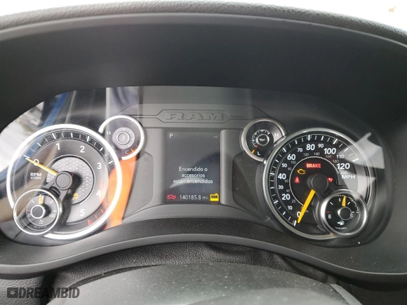 2019 Ram 2500 Tradesman with VIN 3C6UR5CL3KG576830, listed as a Copart auction lot 87045054 with 140,185 mi miles and Non Repairable. Bid and sale history available at carsss.com. Image 9.