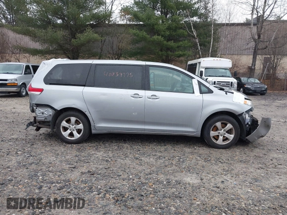 2012 Toyota Sienna with VIN 5TDKA3DC7CS015592, listed as a IAAI auction lot 40839775 with 161,944 mi miles and . Bid and sale history available at DreamBid. Image 14.