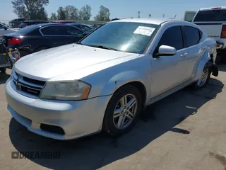 2012 Dodge Avenger SXT with VIN 1C3CDZCB8CN194999, listed as a IAAI auction lot 42385850 with 157,100 mi miles and . Bid and sale history available at DreamBid. Image 2.