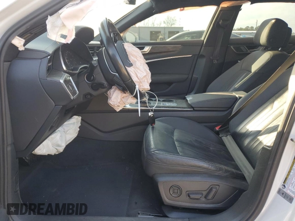 2019 Audi A6 Premium with VIN WAUK2AF21KN069302, listed as a Copart auction lot 47126435 with 0 mi miles and Salvage Title. Bid and sale history available at carsss.com. Image 7.