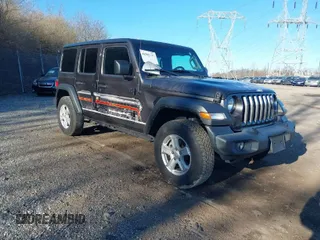 2020 Jeep Wrangler Unlimited Willys with VIN 1C4HJXDN6LW139789, listed as a IAAI auction lot 41882217 with 40,960 mi miles and . Bid and sale history available at DreamBid. Image 1.