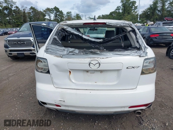 2010 Mazda CX-7 Sport with VIN JM3ER2WM3A0333755, listed as a IAAI auction lot 40488304 with 205,039 mi miles. Bid and sale history available at carsss.com. Image 6.