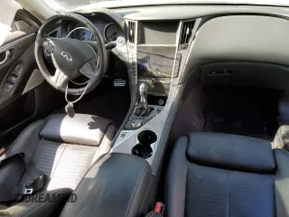 2017 Infiniti Q50 Red Sport 400 with VIN JN1FV7AR9HM870161, listed as a Copart auction lot 48852795 with 68,890 mi miles and Salvage title. Bid and sale history available at DreamBid. Image 8.