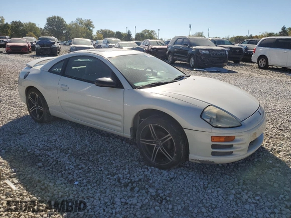 2001 Mitsubishi Eclipse GS with VIN 4A3AC44G61E145619, listed as a Copart auction lot 73569124 with 204,837 mi miles and Salvage Title. Bid and sale history available at carsss.com. Image 4.