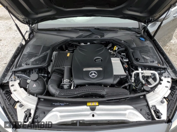 2017 Mercedes-Benz C 300 with VIN 55SWF4KBXHU210325, listed as a Copart auction lot 48869295 with 49,331 mi miles and Salvage Title. Bid and sale history available at carsss.com. Image 11.