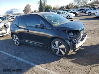 2018 BMW i3 with VIN WBY7Z2C5XJVE61817, listed as a Copart auction lot 89173665 with 22,811 mi miles and Salvage Title. Bid and sale history available at carsss.com. Image 4.