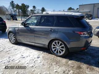 2016 Land Rover Range Rover Sport V6 HSE with VIN SALWR2VF0GA637203, listed as a Copart auction lot 45845495 with 129,923 mi miles and Clean Title. Bid and sale history available at carsss.com. Image 2.