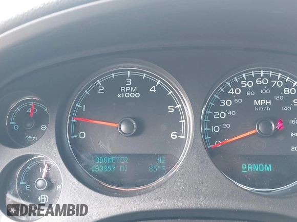 2012 Chevrolet Suburban LT with VIN 1GNSKJE72CR314366, listed as a IAAI auction lot 42453057 with 183,897 mi miles and . Bid and sale history available at DreamBid. Image 7.