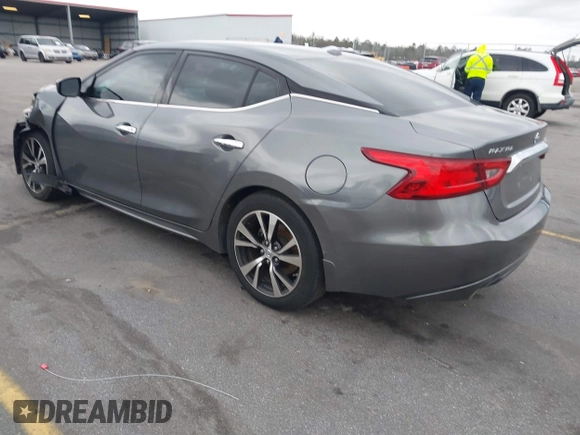 2018 Nissan Maxima SV with VIN 1N4AA6APXJC400203, listed as a IAAI auction lot 41617771 with 107,366 mi miles and . Bid and sale history available at DreamBid. Image 3.