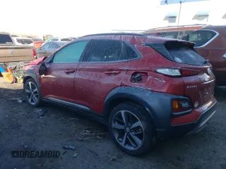 2021 Hyundai Kona Ultimate with VIN KM8K53A59MU712104, listed as a Copart auction lot 87926405 with 0 mi miles and Salvage Title. Bid and sale history available at carsss.com. Image 2.