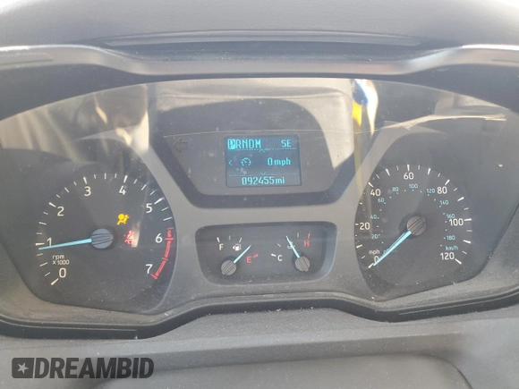 2016 Ford Transit Cargo z VIN 1FTYR2CG8GKB02965, wystawiony jako Copart lot #58747654 z przebiegiem 92 455 mil mil oraz Szkoda całkowita • Salvage title. Historia ofert i sprzedaży dostępna na DreamBid. Obrazek 9.