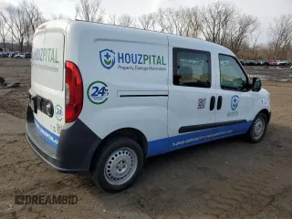 2020 Ram ProMaster City Cargo Van Tradesman with VIN ZFBHRFAB3L6R48022, listed as a Copart auction lot 50402055 with 81,484 mi miles and Salvage Title. Bid and sale history available at carsss.com. Image 3.