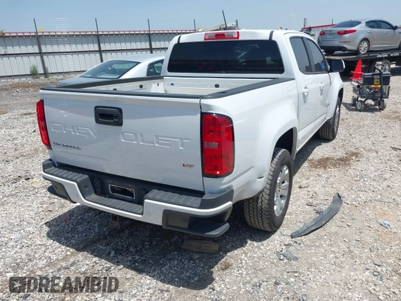 2022 Chevrolet Colorado 2WD LT with VIN 1GCGSCEN8N1159669, listed as a IAAI auction lot 42261442 with 110,875 mi miles and . Bid and sale history available at DreamBid. Image 4.