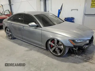 2015 Audi S6 Prestige with VIN WAUF2AFC7FN005779, listed as a Copart auction lot 86597504 with 103,980 mi miles and Salvage Title. Bid and sale history available at carsss.com. Image 4.