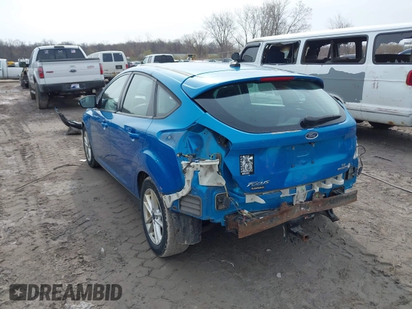 2015 Ford Focus SE with VIN 1FADP3K20FL383433, listed as a IAAI auction lot 42018563 with 101,789 mi miles. Bid and sale history available at carsss.com. Image 3.