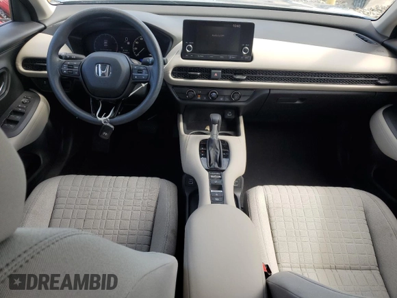 2023 Honda HR-V LX with VIN 3CZRZ2H34PM749084, listed as a Copart auction lot 62288875 with 14,863 mi miles and Salvage title. Bid and sale history available at DreamBid. Image 8.