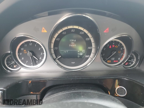 2010 Mercedes-Benz E 350 Luxury with VIN WDDHF5GB5AA027198, listed as a Copart auction lot 54066255 with 76,591 mi miles and Salvage Title. Bid and sale history available at DreamBid. Image 9.