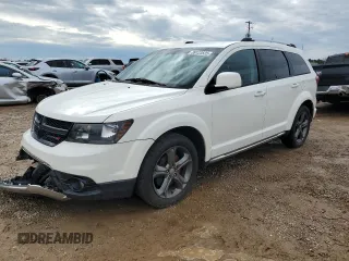 2015 Dodge Journey Crossroad with VIN 3C4PDCGB2FT664517, listed as a Copart auction lot 89123525 with 85,593 mi miles and Salvage Title. Bid and sale history available at DreamBid. Image 1.