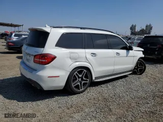 2017 Mercedes-Benz GLS with VIN 4JGDF7DE1HA873126, listed as a Copart auction lot 50594275 with 77,275 mi miles and Salvage Title. Bid and sale history available at carsss.com. Image 3.