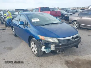 2012 Honda Civic LX z VIN 19XFB2F54CE080661, wystawiony jako IAAI lot #41884685 z przebiegiem 266 760 mil mil oraz . Historia ofert i sprzedaży dostępna na DreamBid. Obrazek 1.