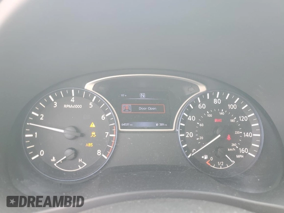 2017 Nissan Altima SR with VIN 1N4AL3AP7HN353364, listed as a Copart auction lot 58859175 with 64,501 mi miles and Salvage title. Bid and sale history available at DreamBid. Image 9.
