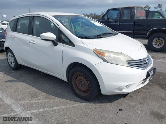 2015 Nissan Versa Note SV with VIN 3N1CE2CP9FL432281, listed as a IAAI auction lot 42077101 with 125,508 mi miles. Bid and sale history available at carsss.com. Image 1.