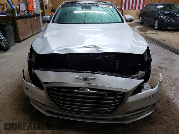 2018 Genesis G80 3.8L with VIN KMHGN4JEXJU232841, listed as a Copart auction lot 77777244 with 98,371 mi miles and Clean Title. Bid and sale history available at carsss.com. Image 5.