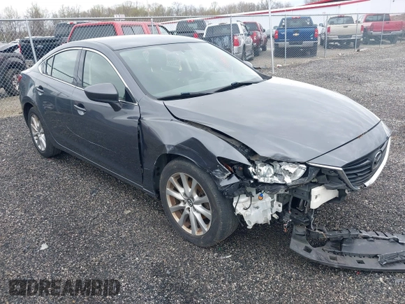 2016 Mazda 6 i Sport with VIN JM1GJ1U55G1472416, listed as a IAAI auction lot 41961622 with 157,315 mi miles and . Bid and sale history available at DreamBid. Image 1.