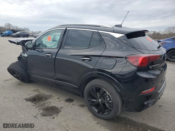 2024 Buick Encore GX Sport Touring with VIN KL4AMESL0RB199611, listed as a Copart auction lot 51529915 with 0 mi miles and Non Repairable. Bid and sale history available at carsss.com. Image 2.