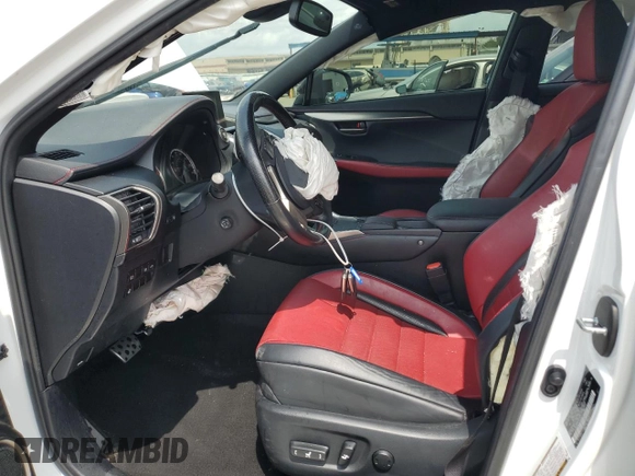 2020 Lexus NX 300 F Sport with VIN JTJSARBZ5L5010517, listed as a Copart auction lot 56930315 with Not provided miles and Salvage title. Bid and sale history available at DreamBid. Image 7.