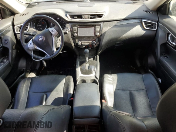 2016 Nissan Rogue SL with VIN 5N1AT2MV9GC851764, listed as a Copart auction lot 49112735 with 76,933 mi miles and Salvage Title. Bid and sale history available at DreamBid. Image 8.