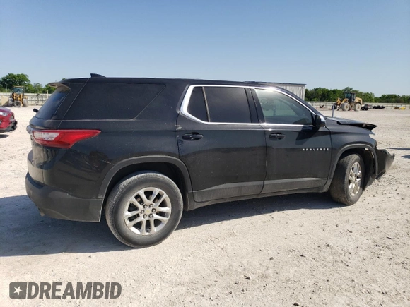 2020 Chevrolet Traverse LS with VIN 1GNERFKW8LJ277467, listed as a Copart auction lot 52730655 with 87,670 mi miles and Salvage Title. Bid and sale history available at carsss.com. Image 3.