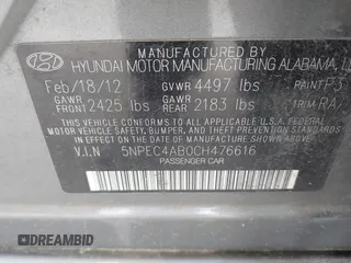 2013 Kia Optima EX with VIN 5XXGN4A75DG148460, listed as a IAAI auction lot 42414837 with 163,999 mi miles and . Bid and sale history available at DreamBid. Image 9.