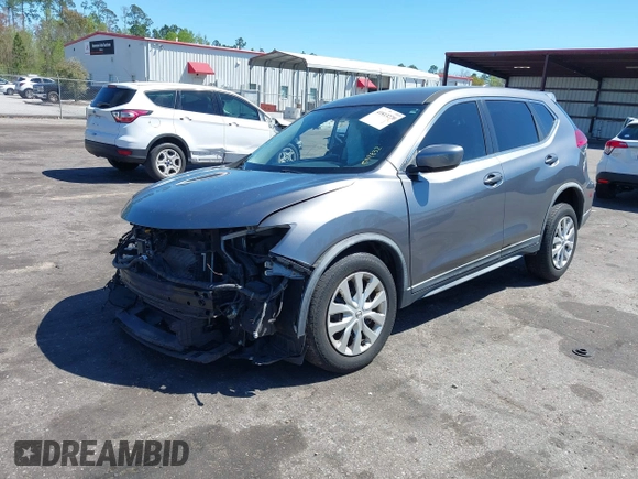 2017 Nissan Rogue S with VIN KNMAT2MT3HP599832, listed as a IAAI auction lot 41813270 with 97,137 mi miles. Bid and sale history available at carsss.com. Image 17.