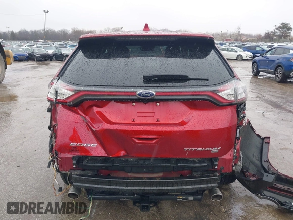 2015 Ford Edge Titanium with VIN 2FMPK4K88FBB76686, listed as a IAAI auction lot 41743766 with 68,913 mi miles. Bid and sale history available at carsss.com. Image 16.