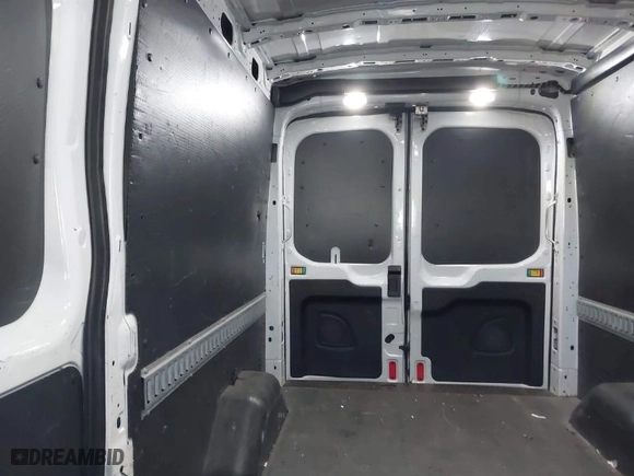 2019 Ford Transit Van with VIN 1FTBW2CM5KKB72999, listed as a IAAI auction lot 41638457 with 106,418 mi miles. Bid and sale history available at carsss.com. Image 7.