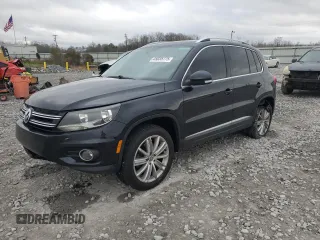 2012 Volkswagen Tiguan S with VIN WVGBV7AX8CW578634, listed as a Copart auction lot 45035775 with 162,627 mi miles and Salvage Title. Bid and sale history available at DreamBid. Image 1.