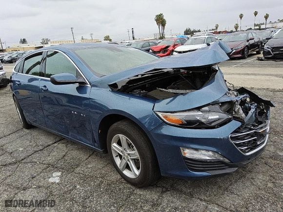 2024 Chevrolet Malibu LT with VIN 1G1ZD5STXRF250896, listed as a Copart auction lot 48198565 with 0 mi miles and Salvage Title. Bid and sale history available at carsss.com. Image 3.