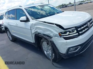 2019 Volkswagen Atlas SEL with VIN 1V2MR2CA7KC557754, listed as a IAAI auction lot 42264080 with 20,412 mi miles and . Bid and sale history available at DreamBid. Image 6.