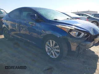 2016 Hyundai Elantra SE with VIN 5NPDH4AE1GH655759, listed as a IAAI auction lot 41721601 with 152,787 mi miles. Bid and sale history available at carsss.com. Image 1.